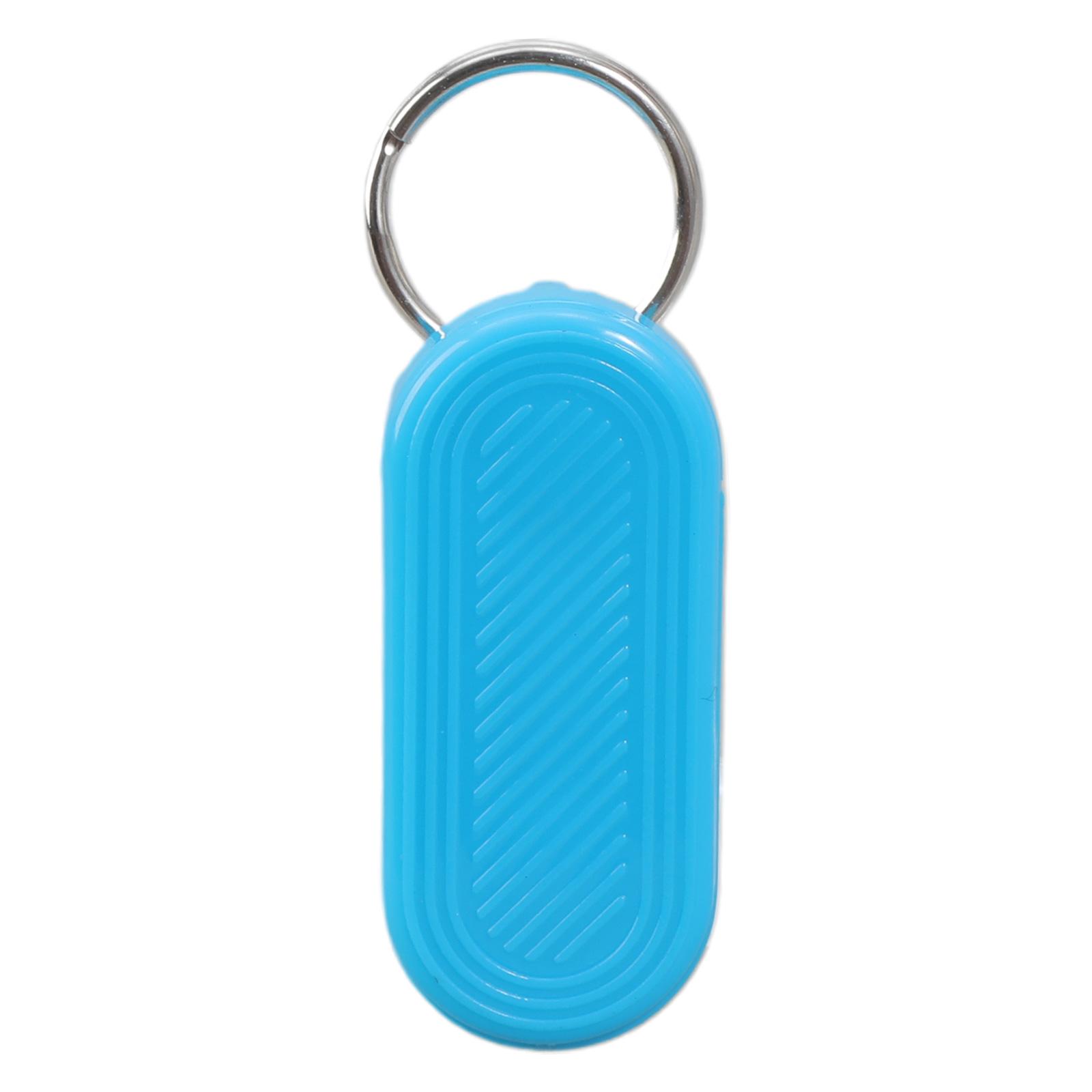 

Durable Pills Box Dispenser Keychain Organizer Portable Pills Holders Case Keyring for Outdoor Travel Camping Keyholder синий