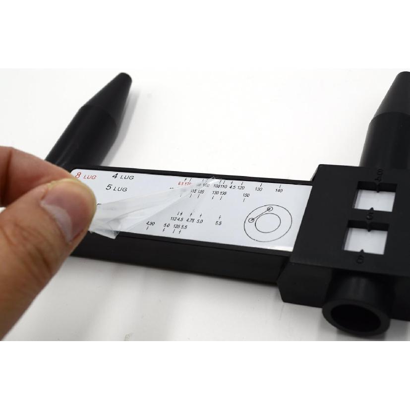 Wheel/Stud Bolt Pattern Measuring Tool/PCD Ruler - 4 5 6 8 Holes Lug Bolt Pattern Gauge
