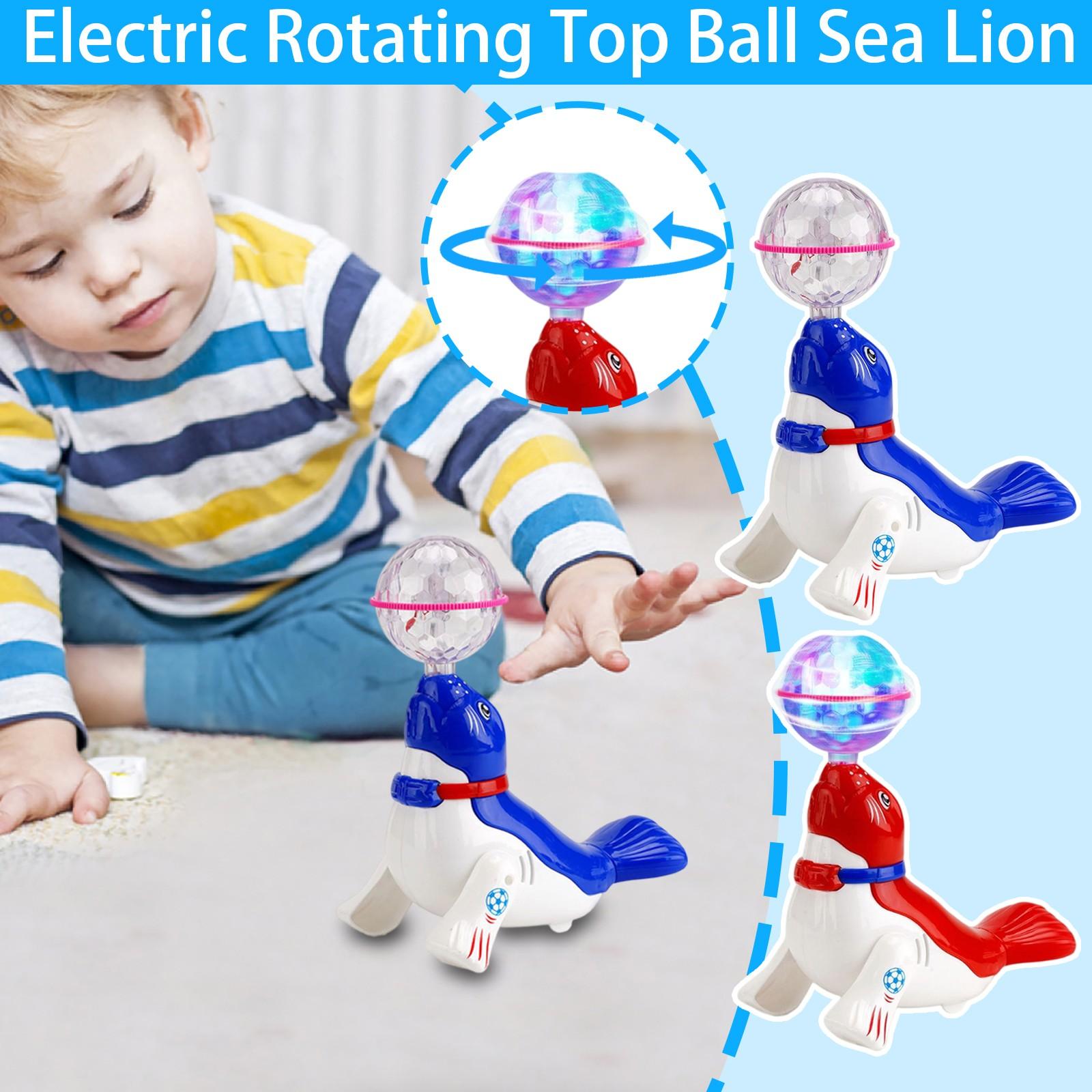 

Electric Stunt Rotating Ball Dancing Sea Dolphin Toy One Size синій