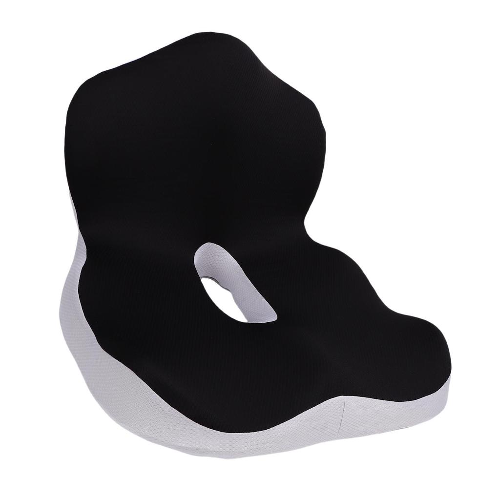 Seat Cushion and Lumbar Support Pillow One Piece Back Support   Chair Cushion with Removable Washable Cover