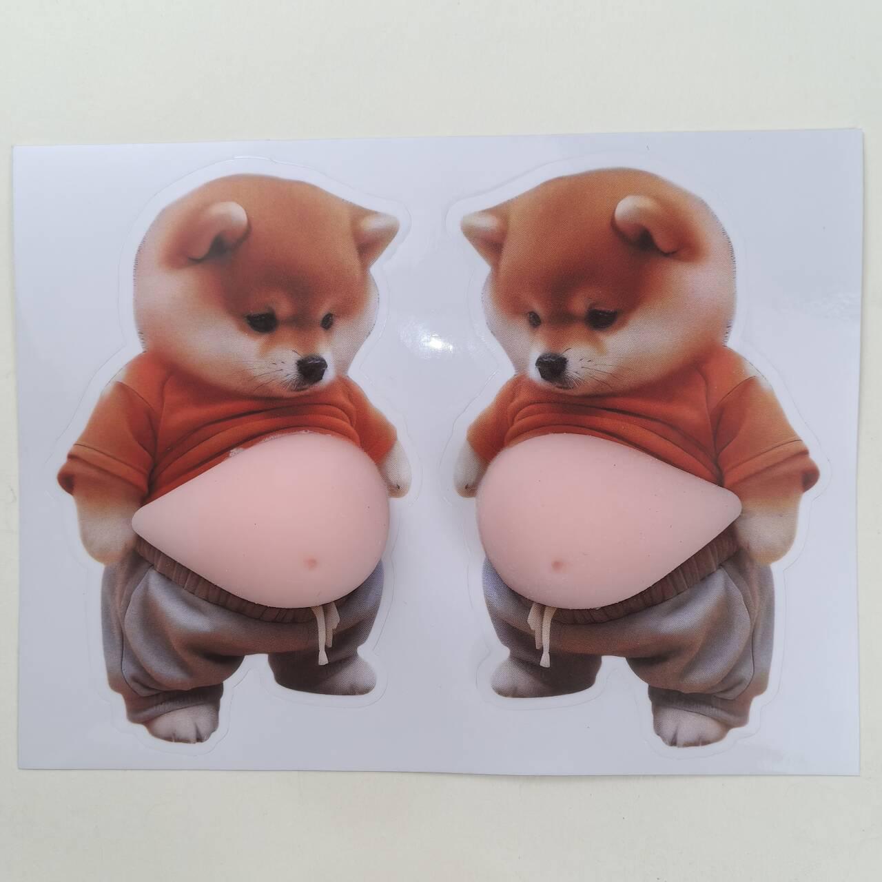 Shiba Inu Squeeze Toy Office Ornament and Decompression Toy