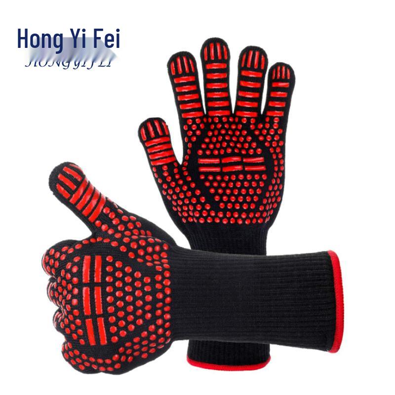 Hongyifei High-Temperature Resistant Silicone Safety Gloves Single Glove