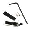 Tremolo Stopper Replacement Electric Guitar Metal Tremolo Bridge Stopper Stabilizer with Mounting Screws and Wrench
