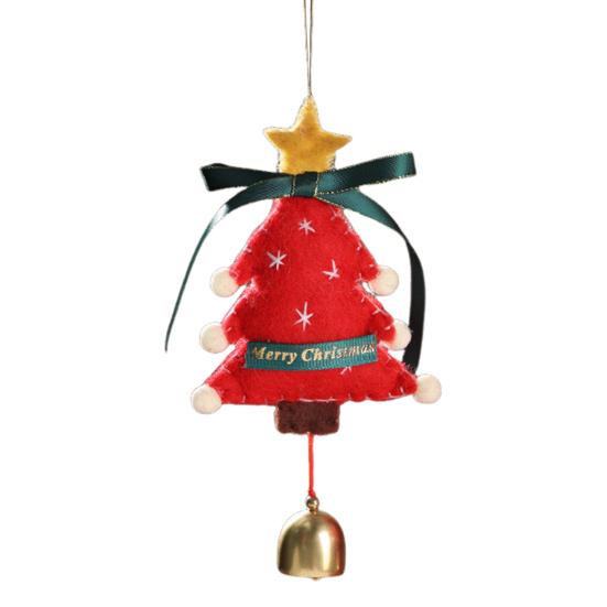 Christmas Ornament Small Boot Mitten Santa Snowman Gingerbread Man Xmas Tree Hanging Ornament Holiday Decorative Car Pendant for Wall Window Decor