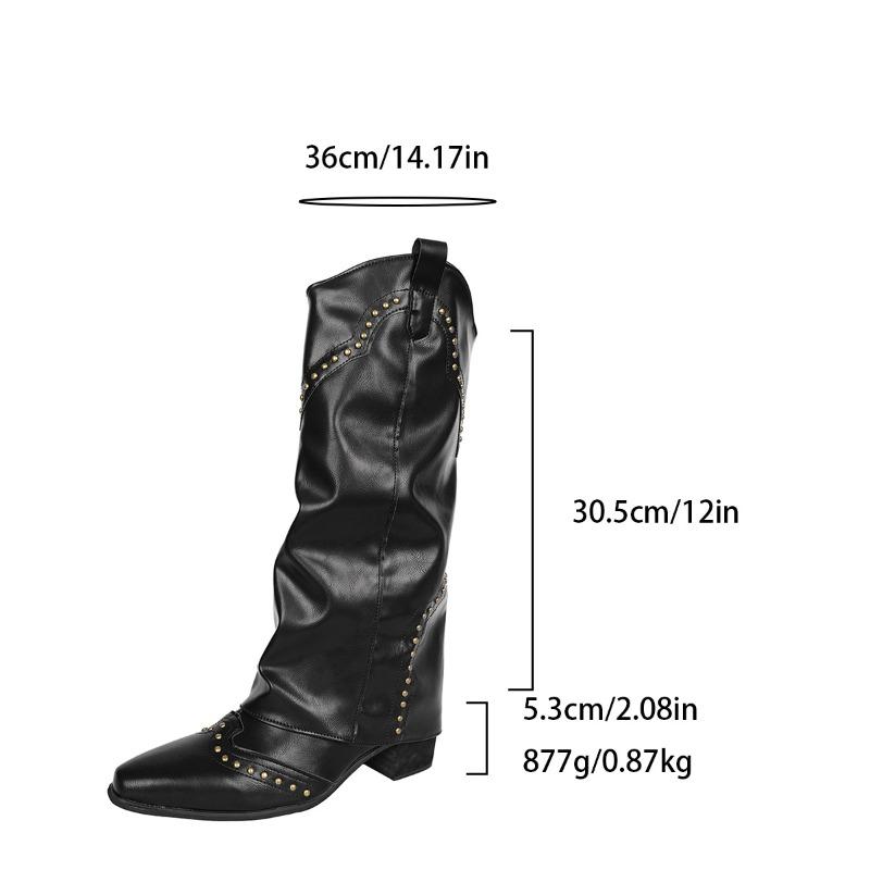 

Новые ботинки: Женские ботинки большого размера на среднем каблуке, модные ботинки и ботфорты 43 чёрный