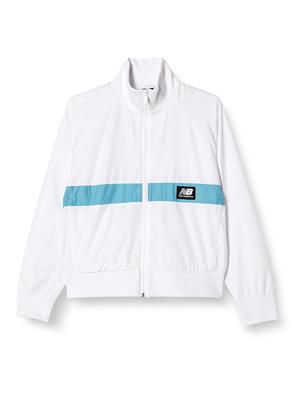 Jaqueta NB Athletics Archive Run Jaqueta Corta-Vento WJ01504 WT M [New Balance] Feminina (Branco)