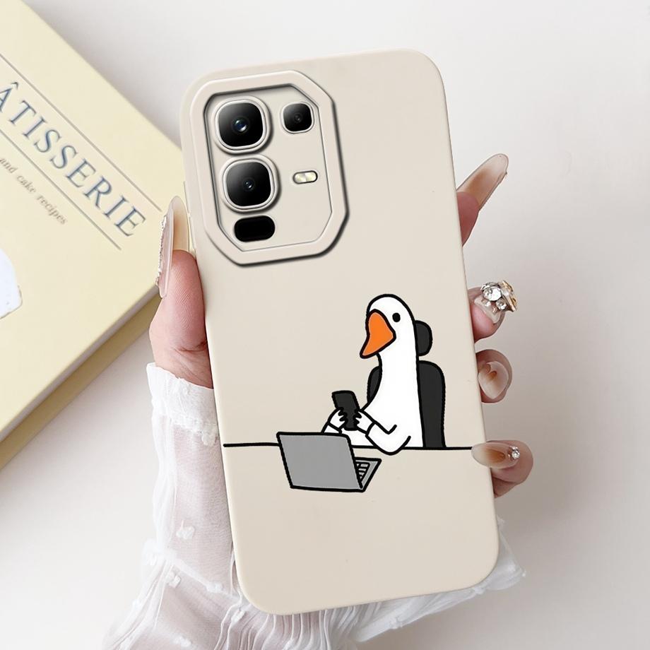 For Infinix Note 50x 50s 50 Pro+ Case Cartoon Rabbit Panda Duck Printed Cover Soft Silicone Bumper For Infinix Note 50 50Pro 4G