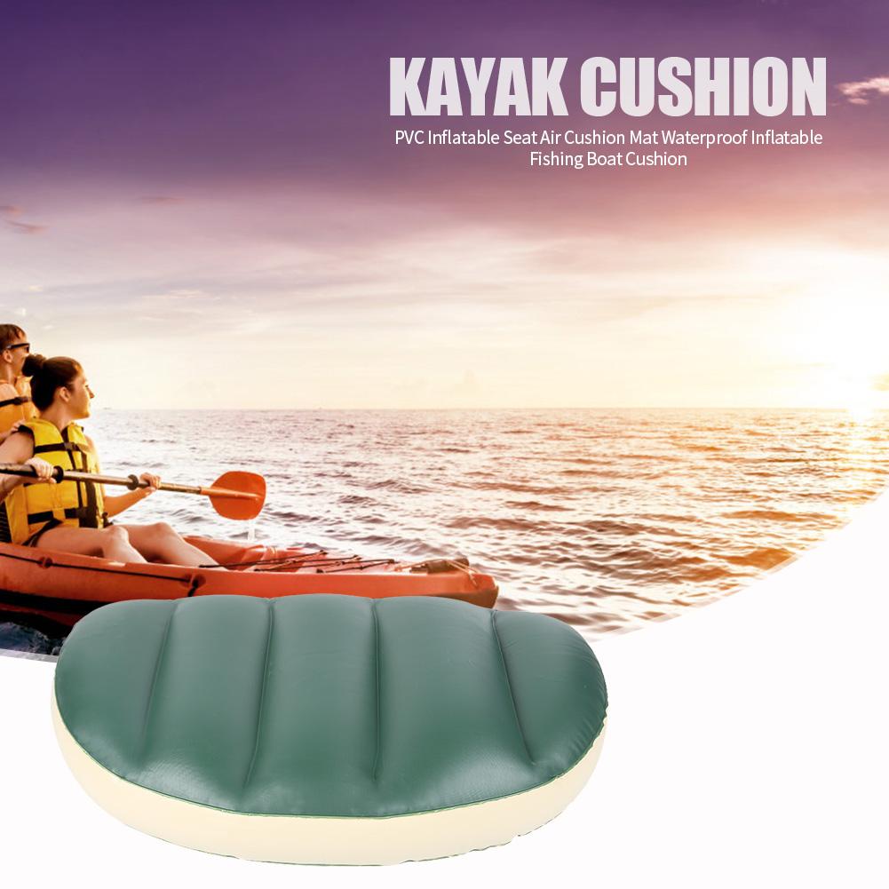 1pc  Skiing Drifting PVC Inflatable Air Seat Cushion Kayak Rowing Cushion