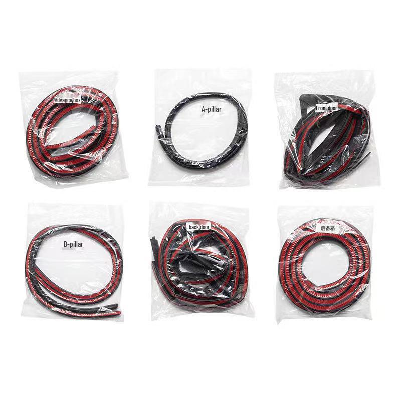 Tesla Model 3 Schalldämmungs-Dichtungsstreifen-Set - Komplettes Auto- und Kofferraumtür-Kit