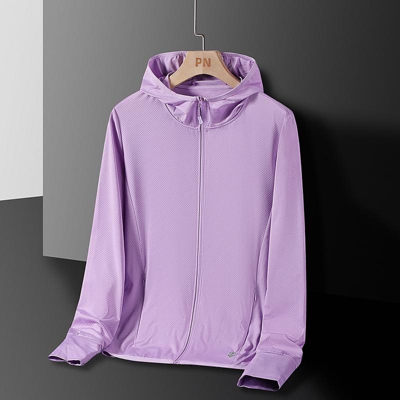 Unisex Hooded UV Protection Jacket - Sun Protection for Summer Outdoor Sports and Casual Wear.