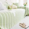 Ice Silk Sofa Cushion Summer Cool Sofa Mat 2025 New Anti Slip Backrest Full Cover Cloth Towel Set