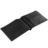 Men' Black Wings Wallet Made of Natural Goat Leather