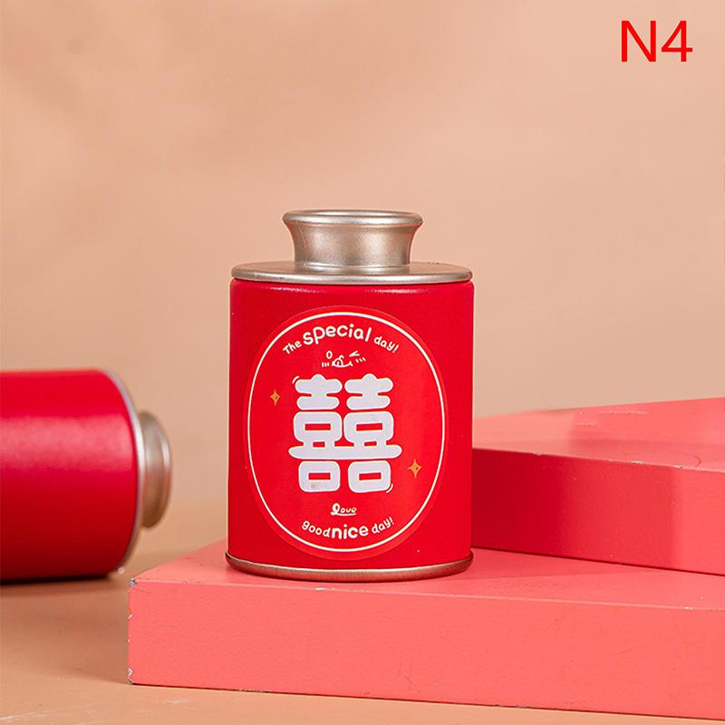 Mini Hard Paper Material Box Tea Can Small Travel Portable Container Jar Sugar Coffee Caddy Organizer Household Storage Supplies