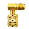 Professional R410A Charging Vacuum Port Adapter Metal For Mini Split Air Conditioner HVAC Refrigeration