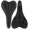 Sponge Non Slip Bike Seat Saddle Replacement Accessory for Mountain Road Bicycle(black 112 Bike Saddle)