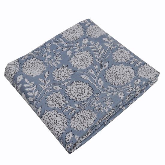 

Хлопчатобумажная ткань с индийским цветочным принтом Индийская ткань из вуали для пошива платьев и изготовления мягкой ткани 5 ярдов серого цвета