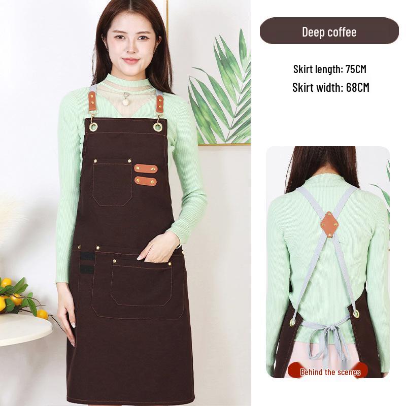 Waterproof Oil-Proof Apron for Kitchen, Dining, Restaurant, Gardening, or Work with Custom Logo Option