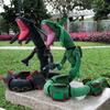 2 Styles Dragon Plush Toy Mega Rayquaza 78CM Green And Shiny Black Soft Stuffed Animal Cartoon Figures Doll