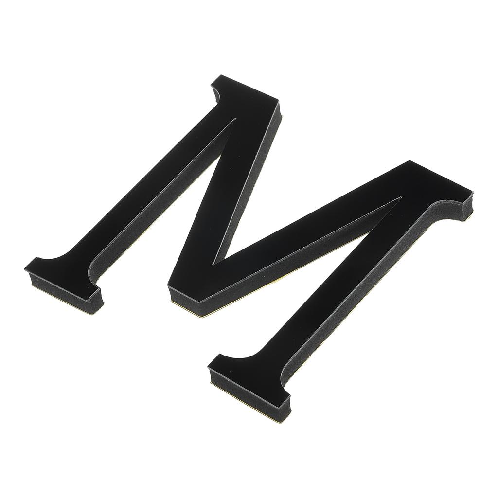 10cm Black 26 English Letters Wall Sticker 3D Mirror Acrylic Wall Sticker Decals Self-Adhesive Decor Wall Art Mural Home Party