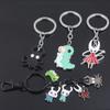 Hollow Knight Metall Charaktere Schlüsselanhänger Der Ritter Oktopus Grub Hornet Anhänger Schlüsselkette für Damen Herren Schlüsselhalter Schmuck
