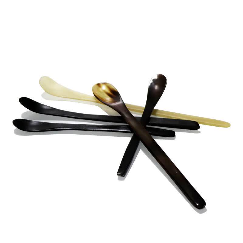 Miaogugu Ox Horn Medicine Spoon, 15cm