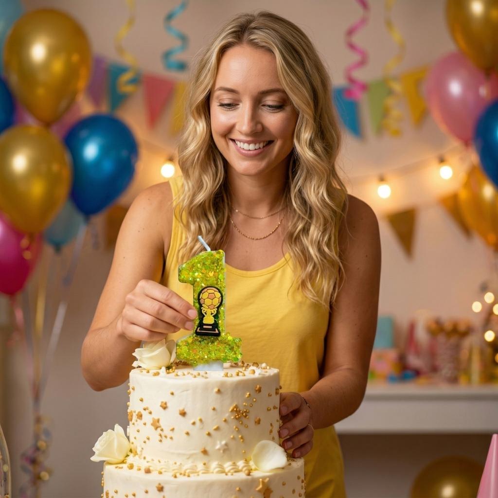 Fashion Cartoon Creative Birthday Candles Party Digital Candles