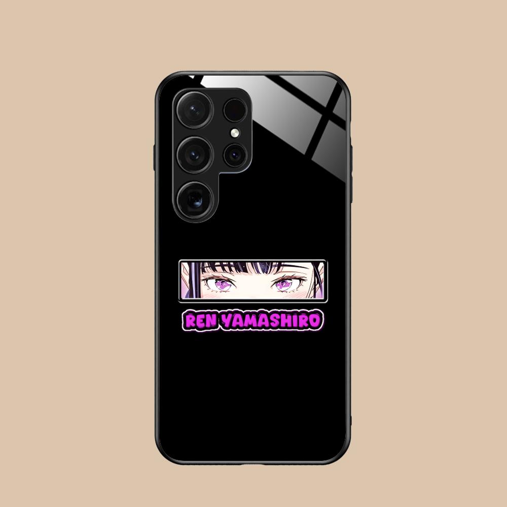

Mato seihei Ren Yamashiro Glass Mobile Phone Case for Samsung Galaxy S26 S25 S24 S23 S22 S21 S20 Note20 Plus FE Ultra Colorful Galaxy S21 5G