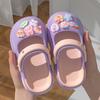 Children's Summer Cartoon Cute Girls' Outdoor Closed-Toe Non-Slip Soft Sole Beach Clogs for Kids and Babies