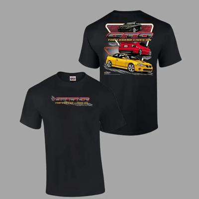Pontiac GTO T-Shirt, Die Legende lebt weiter 2 Seiten Grafik-T-Shirt mit Klassiker