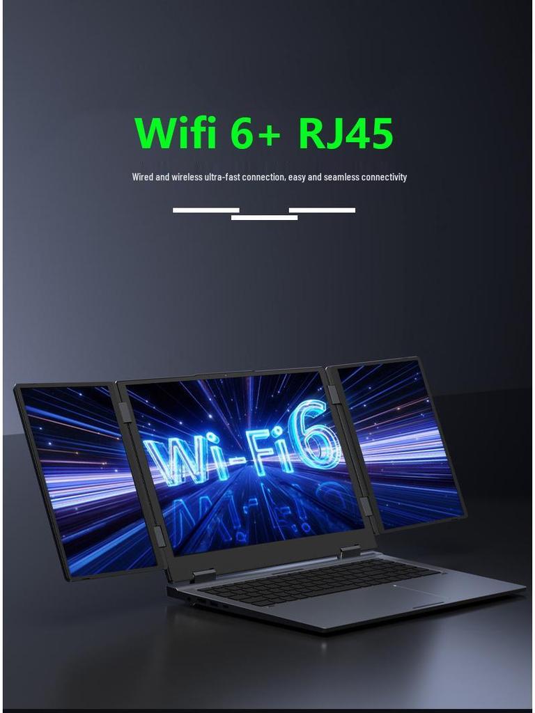 Three-Screen Foldable Laptop for Stock Trading, Business & Office - Core i7-1260P