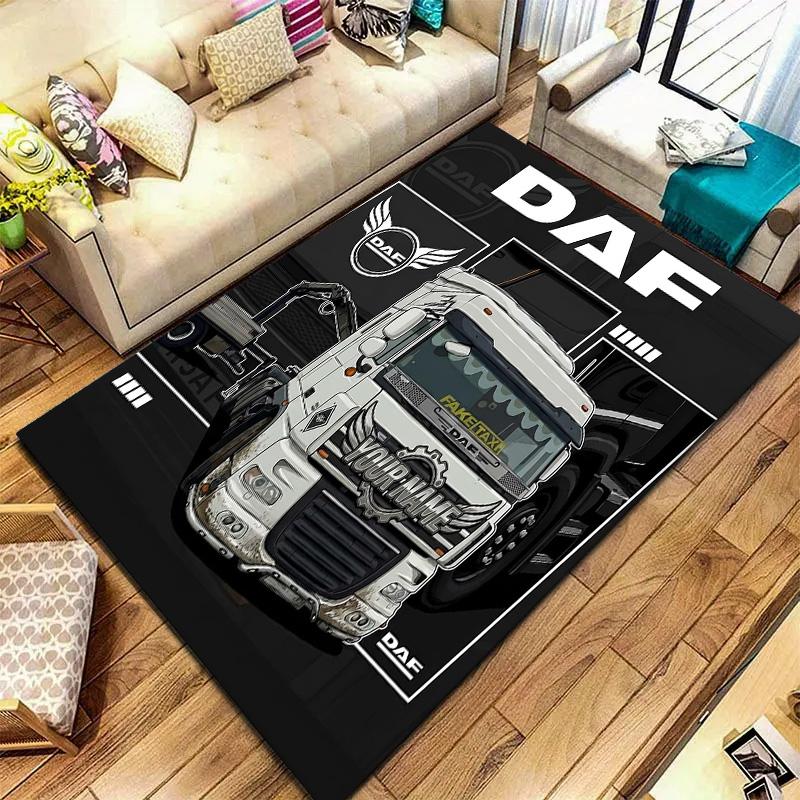 Daf Team Benutzerdefinierter Name Teppich Teppich für Wohnzimmer Schlafzimmer Haus Sofa Dekoration Kinder Spielen Rutschfeste Bodenmatte