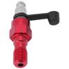 M10x1.0mm Motorcycle Brake Master Caliper Bleed Screw Nipple Banjo Bolt   Dust Cap Red
