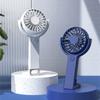 Handheld Fan Portable Fan Rechargeable Small Pocket Fan with 5 Speed Foldable Hook for Office Outdoor Indoor Pocket Fan