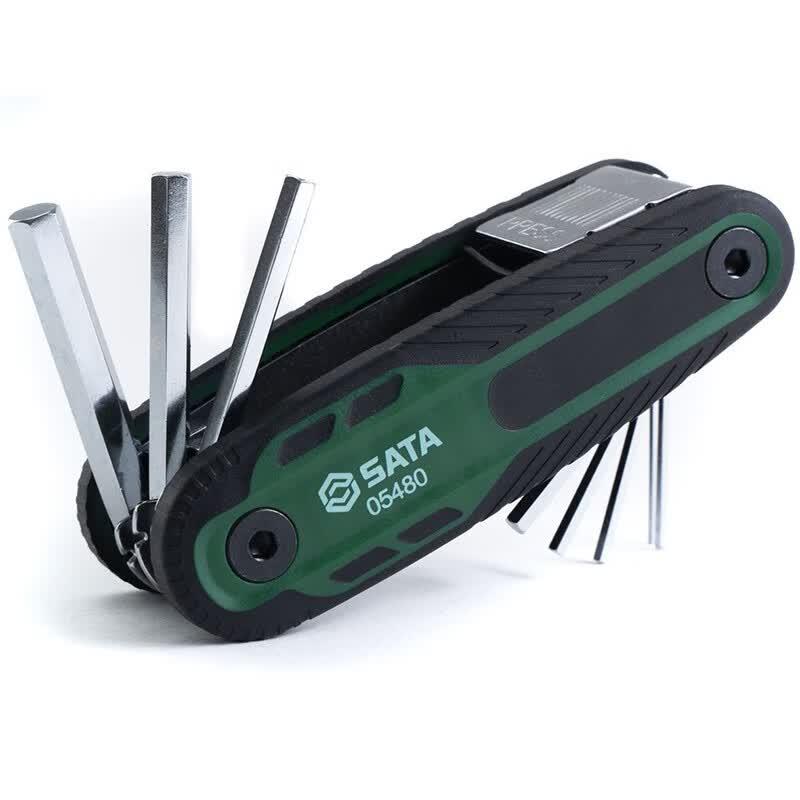 SATA Portable Folding Hex Key Set