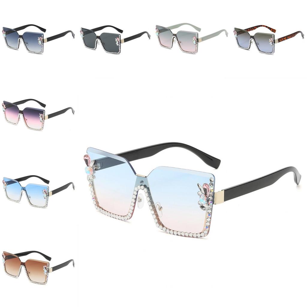 Gradient Elegant Casual Lens Resin Metal Sunglasses Summer Protection Uv