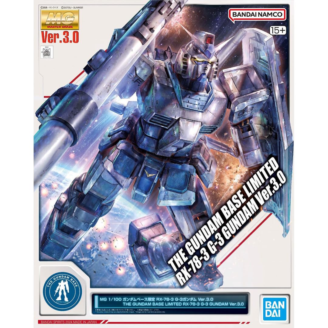 

MG 1/100 Gundam Base Limited RX-78-3 G-3 Gundam Ver.3.0 (Mobile Suit Gundam)