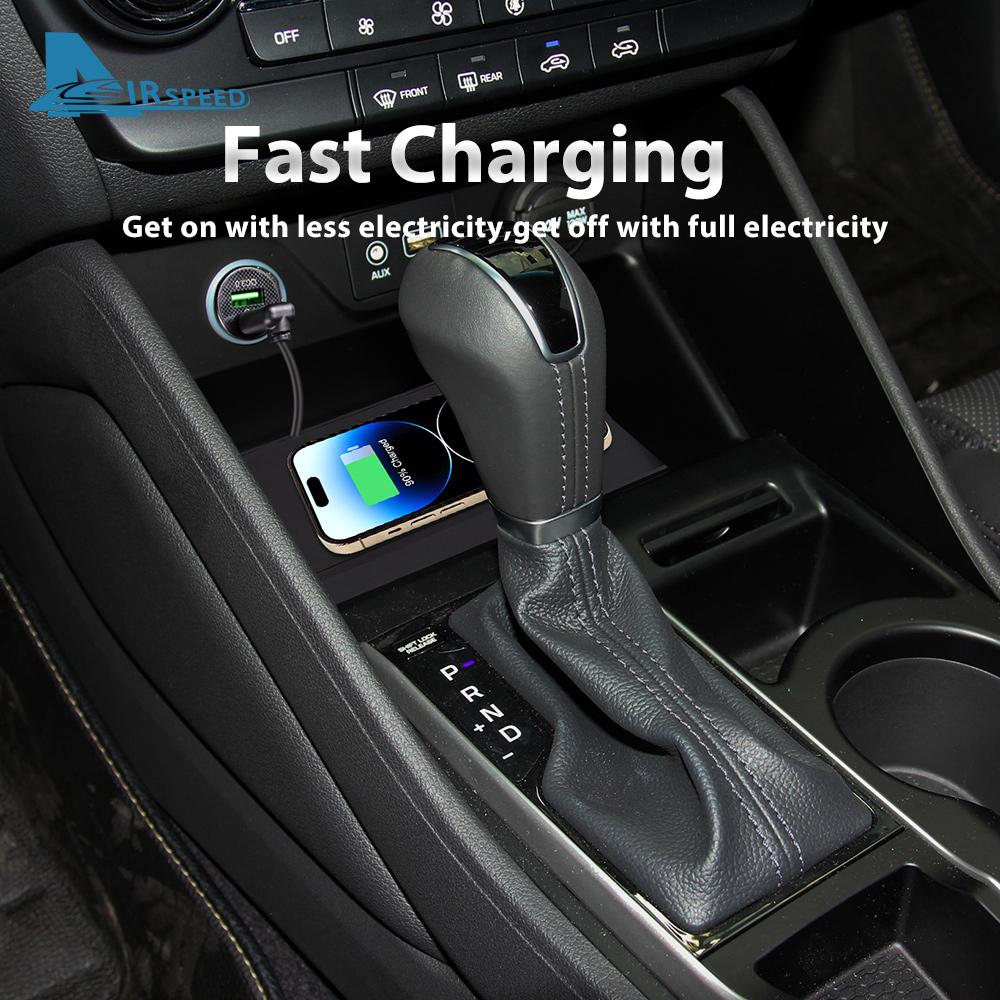 15W Schnelllade Auto Kabelloses Board Für Hyundai Tucson 2022 2023 Dekoration Telefon Schnelllade Halter Zubehör