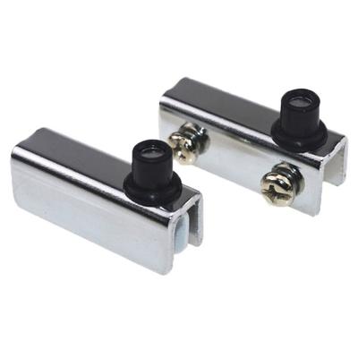 2pair Shaft Hinge Glass Pivot Hinge No Drilling Glass Clamp Durable Glass Door Hinges  Wine Cabinet