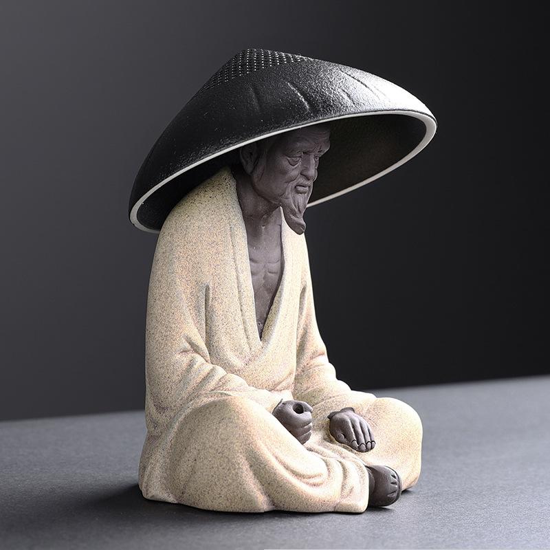 

Ceramic Kung Fu Tea Strainer Incense Holder Tea Leaking Household Set Accessories Tea Ceremony Decoration Table Ornament