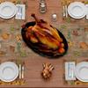 XCHI Turkey Pumpkin Thanksgiving Fall Table Runner Party Table Decoration for Home Kitchen Dining Holiday Decor 13x72 Inch