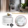 Durable PVC Plumbing Hose 80-500cm Length High Pressure Flexible Braided Hose G1/2-G3/4 Inch Explosion-Proof Faucet Water Pipe