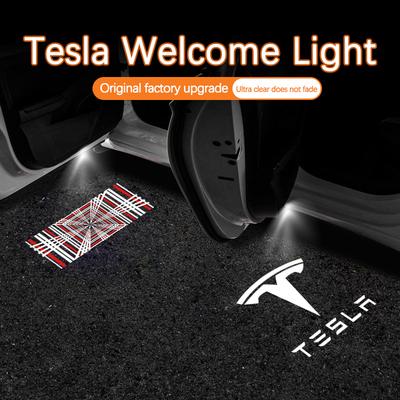 Car Accesorios For Model S Model X Model Y Model 3 Logo Light Car Door Light Projector Welcome Light