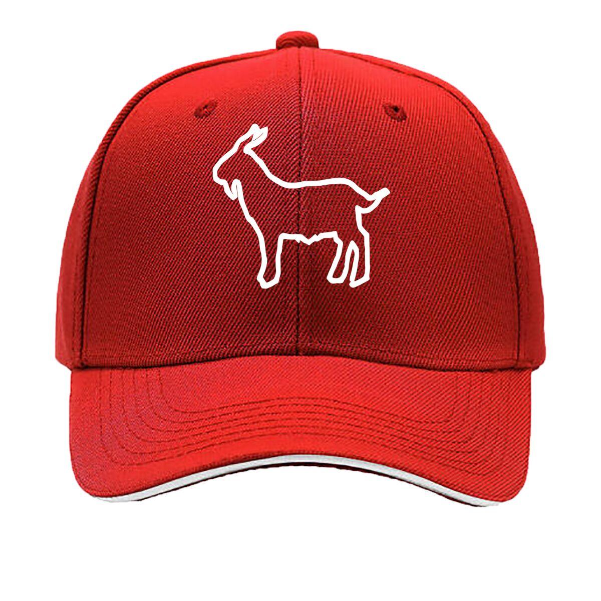 Goat Baseball Cap Adjustable Breathable Hat with Animal Design for Casual Wear Casual Headwear Sandwich Baseball Cap One Size