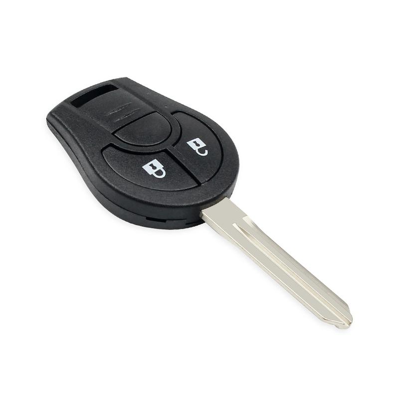 KEYYOU Remote Key Shell For Nissan Sylphy Cube Juke Rogue Micra Qashqai Altima Maxima Sentra Versa 2/3/4 Buttons Uncut Key