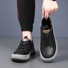 Nya Bekväma Herrskor Fritidsskor Tjock Sula Herr Mångsidiga Sneakers Äkta Läder Utomhus Andningsbara Promenadskor