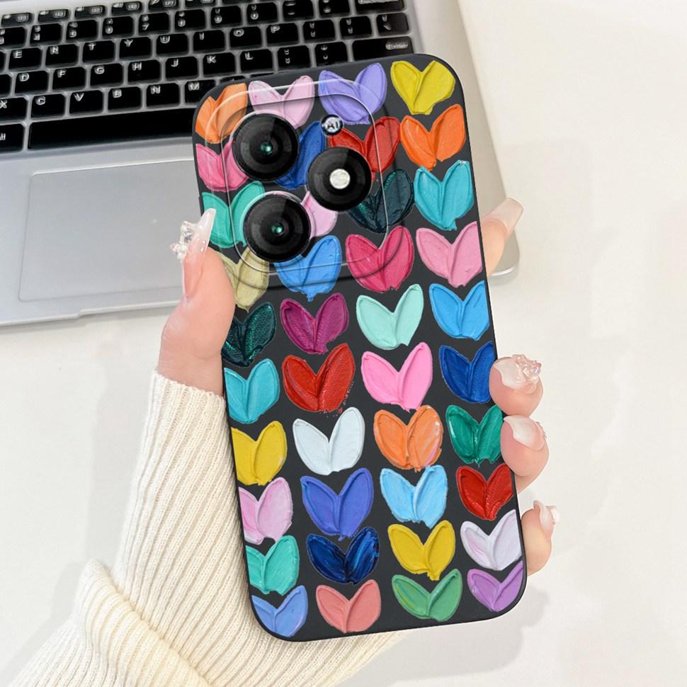 For Itel A70 A665L Case Soft Silicone Fashion Rabbit Phone Cover For Itel A 70 A70 Fundas ItelA70 Casing Shockproof Cover