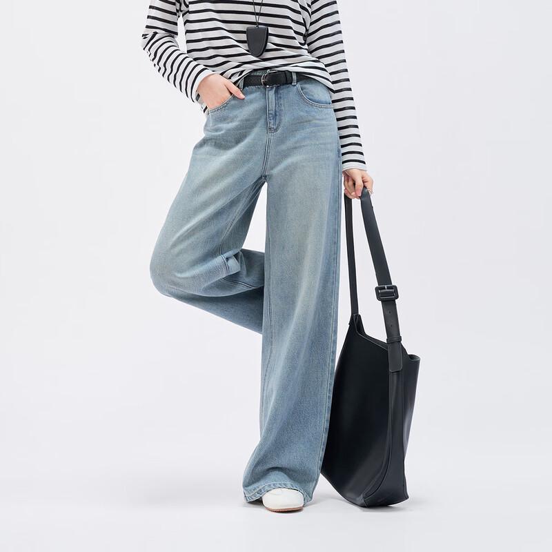 Yalida Women's Extended Wide-Leg Denim Jeans