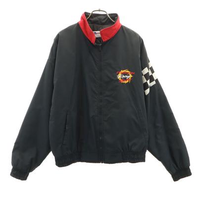 Ashley Sewn Products 90s Made In USA Old Nylon Jacket M Black Men's Used