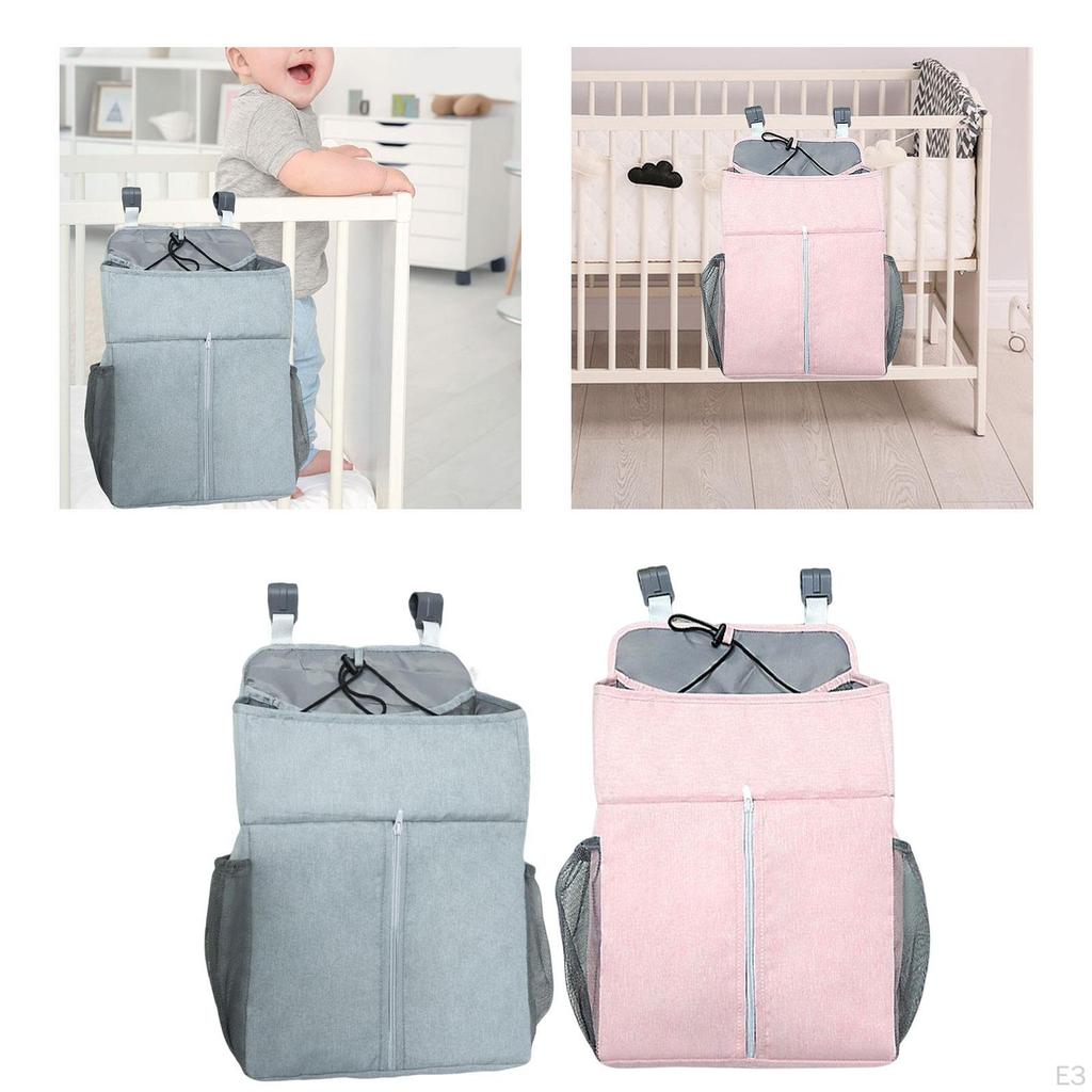 Bed Hanging Organizer,Remote Books Holder,Bedside Organizer for College Dorm,Bedroom Loft