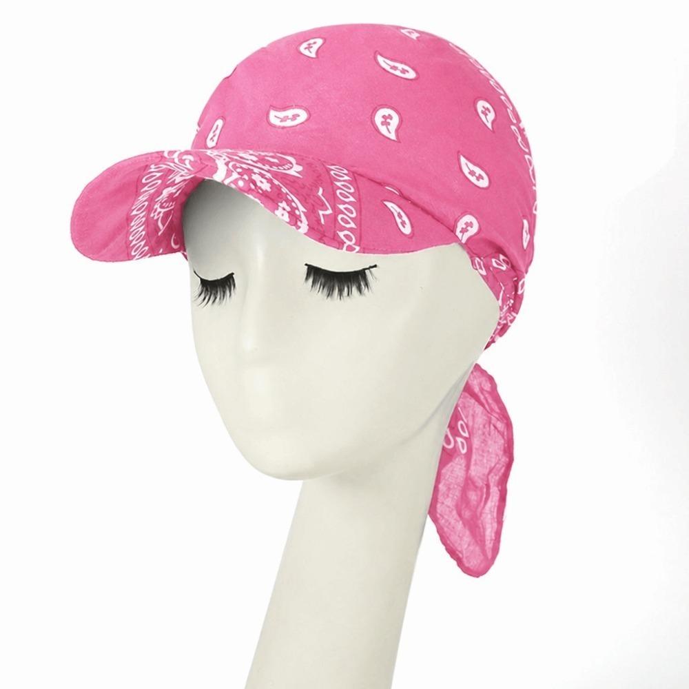 Pre-Tied Sun Visor Turban Lightweight Bandana Scarf Cap New Baseball Caps Head Scarf Women Outdoor